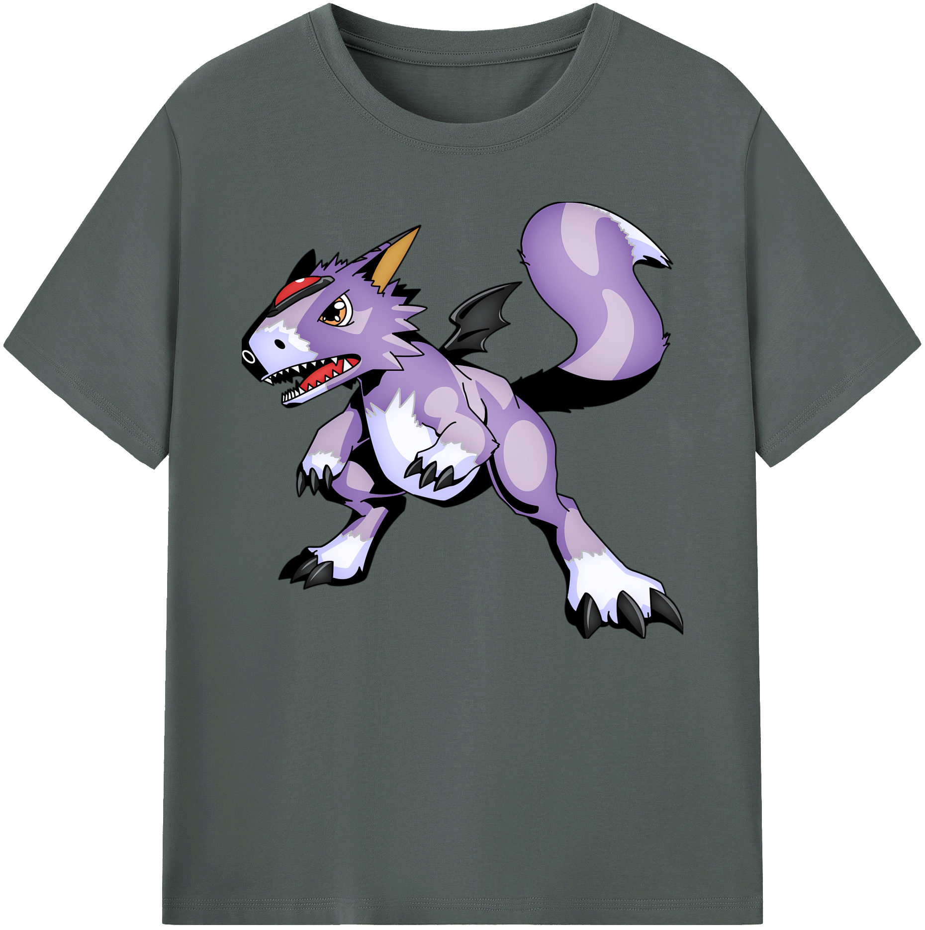（画像用） Digimon デジタルモンスター/デジモン 綿100％ メンズ半袖Tシャツ｜肌触りやわらか＆通気性